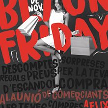 Black friday poster. Un progetto di Design e Tipografia di Anna Méndez - 06.11.2022