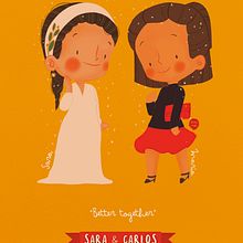 Detalles de la boda de Sara. Un progetto di Illustrazione tradizionale di Anna Méndez - 07.11.2022