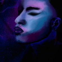 I am of the galaxy . Un progetto di Pittura digitale di Minkx B - 07.11.2022