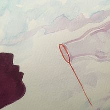 My project for course: Creative Watercolor Sketching for Beginners: BUBBLES!. Un progetto di Illustrazione tradizionale, Bozzetti, Creatività, Disegno, Pittura ad acquerello e Sketchbook di Paola - 16.11.2022