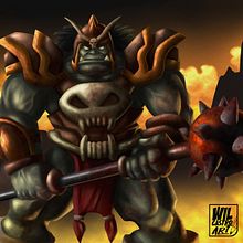 Orco Guerrero: Pintura digital de personajes: ilustra con luz y color. Traditional illustration, Character Design, Digital Illustration, and Digital Painting project by Wilton Castro - 11.07.2022