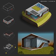 My project for course: Artistic Architectural Sketching with Procreate. Architecture, Sketching, Digital Illustration, Digital Architecture, and Architectural Illustration project by Diana Enriquez Cuevas - 11.07.2022