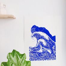 La Vague. Traditional illustration project by Maliv - 11.07.2022