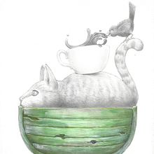 My project for course: Drawing of Fantastic Animals in Graphite and Watercolor. Projekt z dziedziny  Malarstwo, R, sunek ołówkiem,  R, sunek, Malowanie akwarelą,  R, sunek art, st i czn użytkownika Tina Fraughton - 03.11.2022