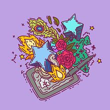 My project for course: Doodle-Style Vector Illustration. Traditional illustration, Vector Illustration, and Digital Illustration project by Yeve Drovossekova - 11.08.2022