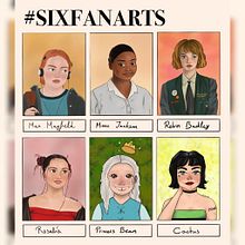 SIX FANARTS 2022. Un progetto di Illustrazione tradizionale, Illustrazione digitale e Disegno digitale di Paula de Tierra - 08.11.2022
