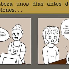 Viñeta Oposiciones XD. Un progetto di Illustrazione tradizionale, Fumetto, Illustrazione digitale e Disegno digitale di Paula de Tierra - 08.11.2022