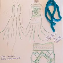 Il mio progetto del corso: Macramè: crea capi di abbigliamento unici. Accessor, Design, Arts, Crafts, Fiber Arts, Macramé, and Textile Design project by Porzia Dibello - 11.08.2022