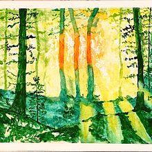 My project for course:Dreamy Watercolor Landscapes: Paint with Light. Painting, and Watercolor Painting project by Vijay Kumar - 11.08.2022