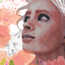 My project for course: Illustrated Portrait in Watercolor. Traditional illustration, Fine Arts, Painting, Drawing, Watercolor Painting, Portrait Drawing, and Artistic Drawing project by Claire Farcot - 11.08.2022