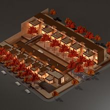 RENDER Proyecto 18 Viviendas en Conjunto. Un proyecto de Arquitectura de Damian Migon - 10.10.2022