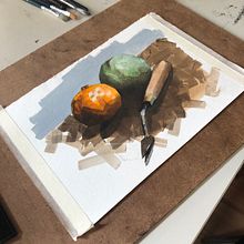 Meu projeto do curso: Pintura a óleo a partir do zero. Fine Arts, Painting, and Oil Painting project by Marcos Vinícius Moraes - 11.08.2022