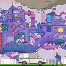 "Messaging Service" - Personal Work. Traditional illustration project by Kyle Ellingson - 11.08.2022