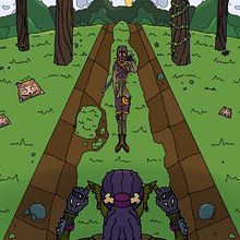 Illustrations Before Domestika. Traditional illustration, Character Design, and Game Design project by Darien Fontanez - 11.09.2022