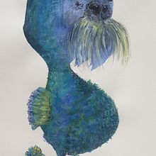 Mein Abschlussprojekt für den Kurs: Kreative Illustrationstechniken mit Gouache. Un proyecto de Ilustración tradicional, Diseño de personajes, Bellas Artes, Ilustración infantil, Pintura gouache y Álbum ilustrado						 de rikli - 09.11.2022
