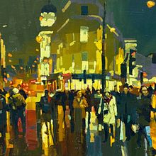 Series of Cityscapes Paintings Ein Projekt aus dem Bereich Bildende Künste, Malerei, Malerei mit Acr und l von Hashim Akib - 20.10.2022