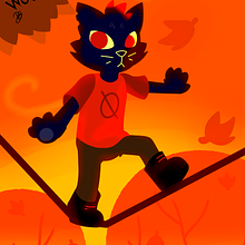 Outono Estranho - Night in the Woods. Un proyecto de Ilustración tradicional de Pedro Wolfheart - 02.01.2021