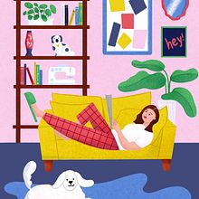 My project for course: Colorful Digital Illustration in Procreate. Un progetto di Illustrazione tradizionale, Disegno, Illustrazione digitale e Disegno digitale di ujinchoi - 08.11.1989