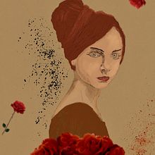 Mijn project van de cursus: Geïllustreerd portretteren met Procreate. Traditional illustration, Vector Illustration, Digital Illustration, and Portrait Drawing project by gervriem - 11.10.2022