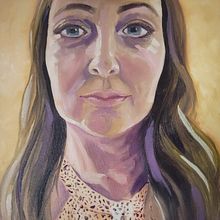Self-Portraits 2022. Oil Painting project by Erin Bartels - 11.10.2022
