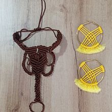 Mi proyecto del curso: Joyería en macramé. Arts, Crafts, Jewelr, Design, Fiber Arts, Macramé, and Textile Design project by Paola Lemos - 11.09.2022