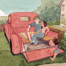 family. Traditional illustration project by Mai Egurza - 11.10.2022