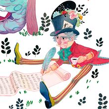 Alice poster. Traditional illustration project by Mai Egurza - 11.10.2022