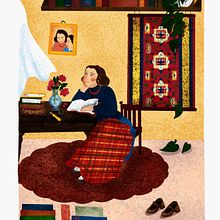 My project for course: Etty Hillesum . Un progetto di Illustrazione tradizionale, Disegno, Illustrazione digitale e Disegno digitale di Anna Calfapietra - 10.11.2022