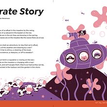 My project for course: Children’s Publications: Editorial Design and Illustration. Projekt z dziedziny Projektowanie postaci, Ilustracja c, frowa, Ilustracje dla dzieci, R, sunek c, frow, Literatura dziecięca, Trad, c i jna ilustracja użytkownika Sarah Doan - 10.11.2022
