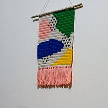 Meu projeto do curso: Intarsia crochê: teça suas tapeçarias. Fashion Design, Decoration, Fiber Arts, DIY, Crochet, and Textile Design project by marcinha_trevisani - 11.11.2022