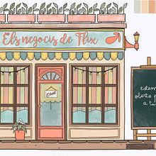 Les tendes de Flix. Un proyecto de Ilustración tradicional de Anna Méndez - 11.11.2022