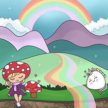 Meu projeto do curso: Design de mundos kawaii: crie ilustrações alegres. Character Design, Digital Illustration, and Manga project by camila_chudek - 11.11.2022
