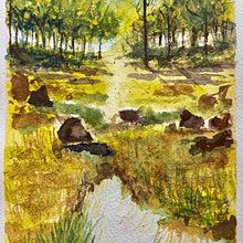 Mi proyecto del curso: Paisajes naturales en acuarela Ein Projekt aus dem Bereich Bildende Künste, Malerei und Aquarellmalerei von Gregorio Lopez - 11.11.2022