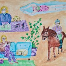 Mijn project van de cursus: Karaktercreatie vanuit observatietekeningen . Ilustrație tradițională, Design de caractere, Desen și Caiet de schițe de Dinah Banninga - 11.11.2022