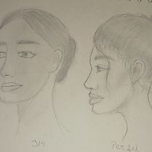 Mi proyecto del curso: Sketchbook de retrato: explora el rostro humano. Un proyecto de Bocetado, Dibujo, Dibujo de Retrato, Dibujo artístico y Sketchbook de isabellagarridosuarez - 11.11.2022