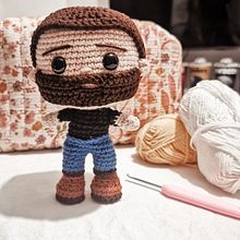 Mi proyecto del curso: Amigurumis: personas tejidas a crochet. Arts, Crafts, Fiber Arts, Crochet, Amigurumi, and Textile Design project by Andrea Reyes - 11.11.2022