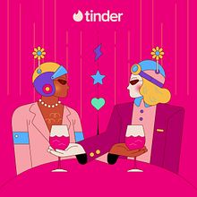 Tinder Features Videos Ein Projekt aus dem Bereich Traditionelle Illustration und Motion Graphics von Jun Ioneda - 09.07.2022