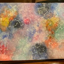 Universo de color. Traditional illustration, Fine Arts, Painting, and Watercolor Painting project by Auxi dñ - 11.11.2022