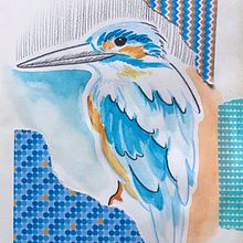 Mon projet du cours : Illustration d’animaux : représentez la faune sur un sketchbook. Un projet de Illustration traditionnelle, Collage, Carnet de croquis et Illustration naturaliste de mina_inverse - 12.11.2022