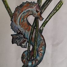 Sorte do mar. Traditional illustration project by Manuela Lund Augusto - 11.12.2022