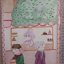 Mi proyecto del curso: Técnicas de ilustración con acuarela y gouache. Een project van Traditionele illustratie,  Beeldende kunst, Schilderij, Aquarelschilderen, Kinderillustratie y Schilderen met gouache van Victoria Aba - 12.11.2022