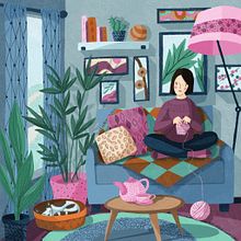 Mi proyecto del curso: Historias ilustradas con Procreate: explora texturas y pinceles. Projekt z dziedziny Trad, c, jna ilustracja, Ilustracja c, frowa, R, sunek c, frow, Sketchbook i Narracja użytkownika anaisromasanta - 12.11.2022