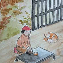 My project for course: Watercolor Illustration with Japanese Influence. Un proyecto de Ilustración tradicional, Dibujo y Pintura a la acuarela de csili - 13.11.2022