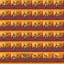 Mi proyecto del curso: Animación de personajes en pixel art para videojuegos. Un projet de Animation de personnages, Jeux vidéo, Pixel art , et Développement de jeux vidéo de edelescritor2233 - 13.11.2022