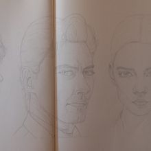 Mi proyecto del curso: Sketchbook de retrato: explora el rostro humano. Sketching, Drawing, Portrait Drawing, Artistic Drawing, and Sketchbook project by cora_frigula - 11.13.2022