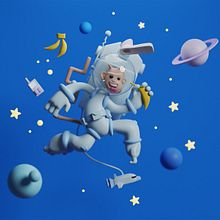 My project for course: 3D Character Creation in Blender. 3D, Character Design, 3D Modeling, 3D Character Design, and 3D Design project by Kristyna Kopřivova - 11.13.2022