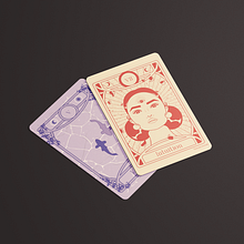 Mon projet du cours : Création d'un jeu de tarot illustré. Projekt z dziedziny Design, Trad, c, jna ilustracja, Projektowanie graficzne, Ilustracja c, frowa i Narracja użytkownika Mégane GIRAUD - 13.11.2022
