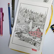Mi proyecto del curso: Diario ilustrado: llena tu sketchbook de vivencias. Traditional illustration, Sketching, Drawing, Sketchbook & Ink Illustration project by Lina Maria Muñoz Torres - 11.11.2022