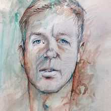 My project for course: Experimental Portraiture with Ink, Tea and Alcohol. Fine Arts, Painting, Drawing & Ink Illustration project by Audrey Dugan - 11.14.2022
