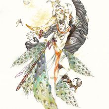 Mi proyecto del curso: Personajes fantásticos con tinta y acuarela . Traditional illustration, Character Design, Pencil Drawing, Drawing, Watercolor Painting & Ink Illustration project by Chuma Hill - 11.14.2022